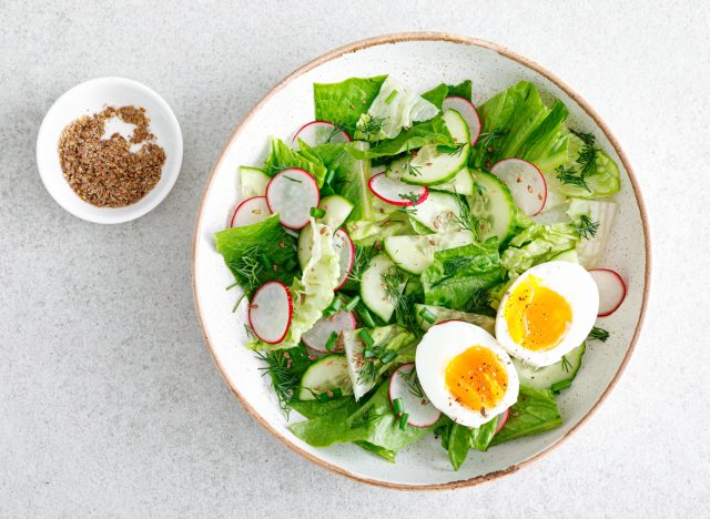 egg salad flax seeds