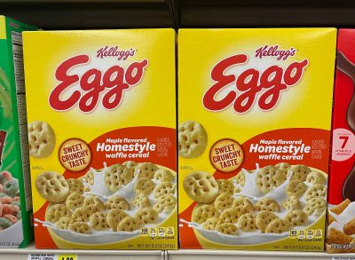 eggo maple flavored homestyle waffle cereal