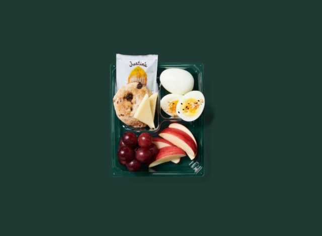 eggs & cheddar protein box Starbucks