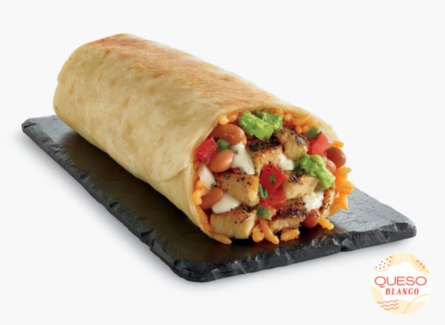 el pollo loco queso blanco burrito