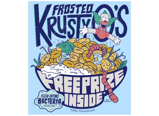 frosted krusty o's t-shirt