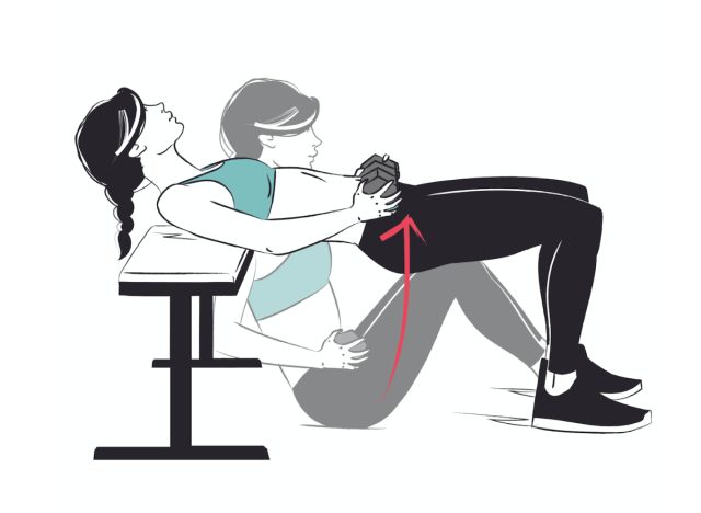 how to do a hip thrust illustration
