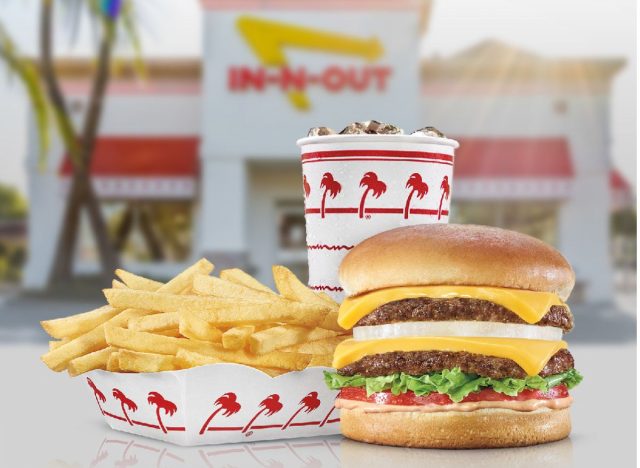 in n out meal