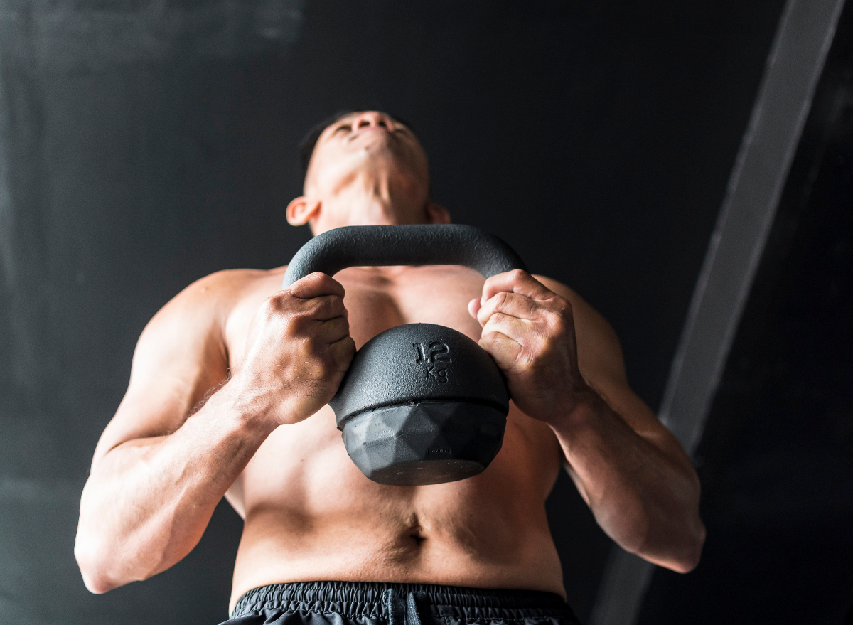 kettlebell goblet squat for stronger muscles after 40