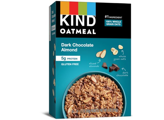 kind dark chocolate almond oatmeal