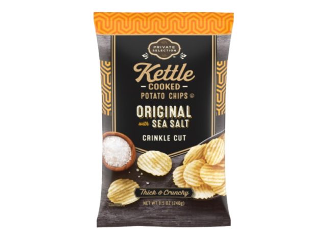kroger's private selection kettle cooked potato chips