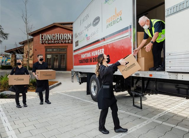 longhorn staff unloading