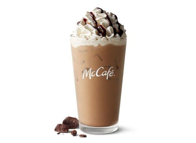 McDonald's iced mocha