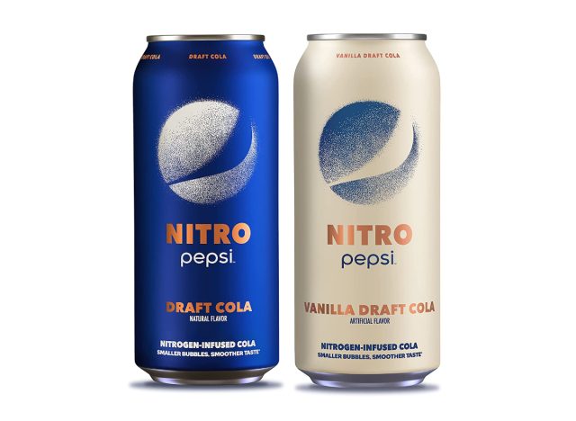 nitro pepsi cans