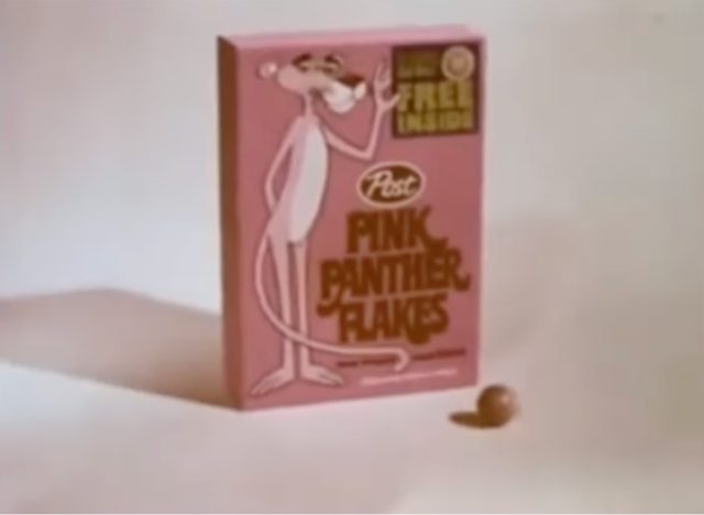 pink panther cereal commercial flakes