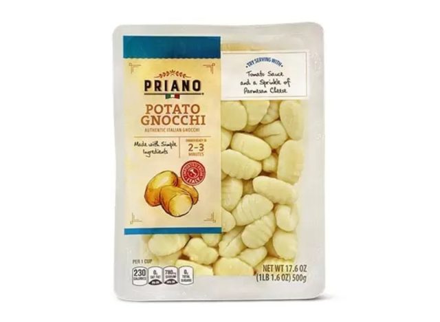potato gnocchi with priano