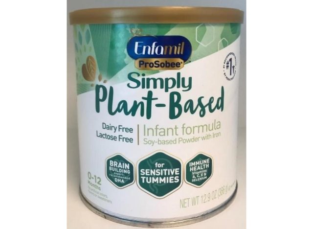 recalled enfamil prosobee simply plant-based infant formula