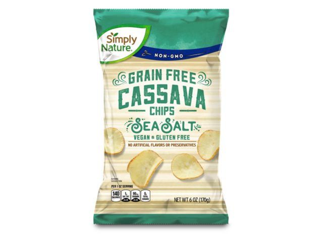 simply nature grain-free sea salt cassava chips