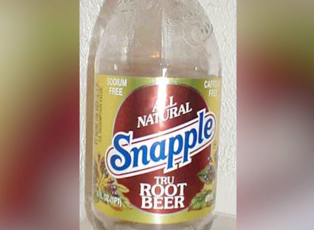 snapple tru root beer