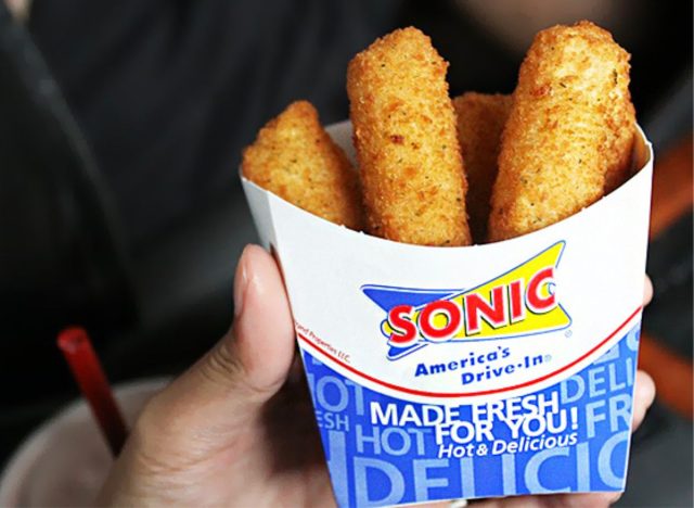 sonic drive in mozarella sticks