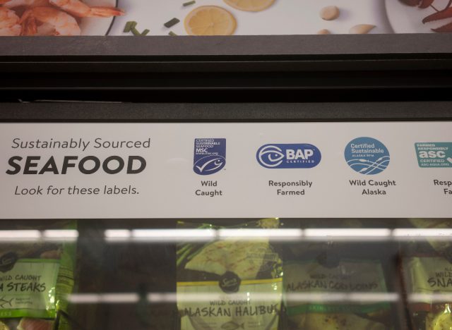 sustainably sourced seafood labels