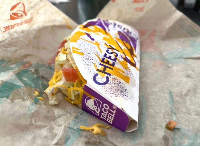 taco bell crispy melt taco side