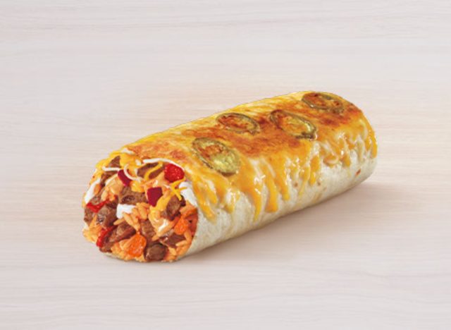 taco bell spicy double steak grilled cheese burrito