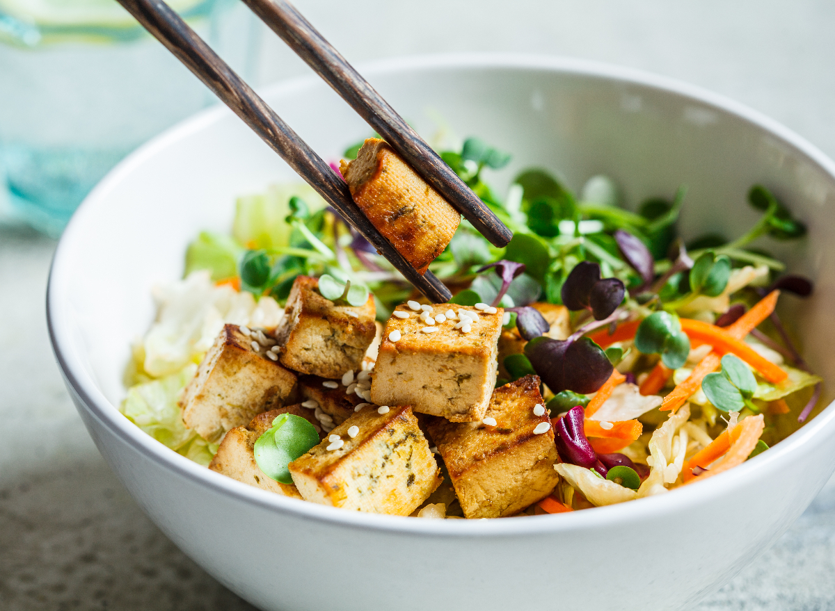 tofu salad bowl