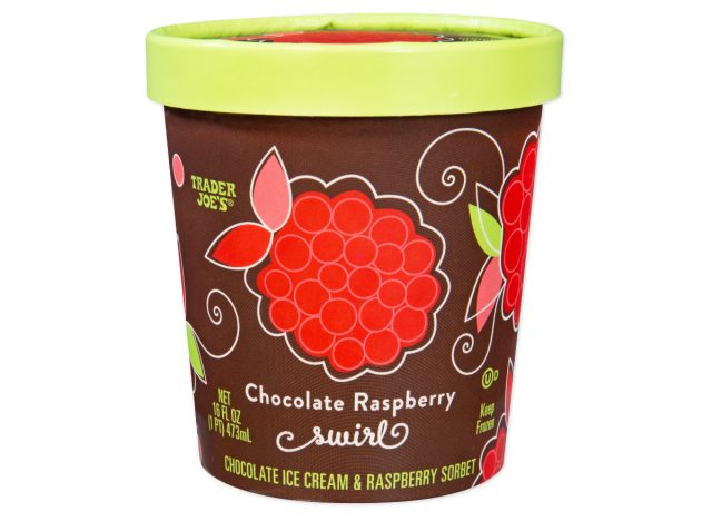 trader joe's chocolate raspberry swirl ice cream