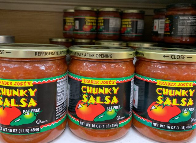 trader joe's chunky salsa jars