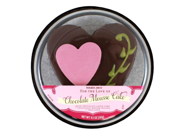 trader joe's for the love of chocolate mousse cake