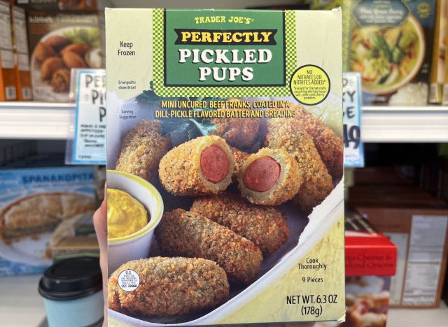 trader joe's perfectly pickled pups