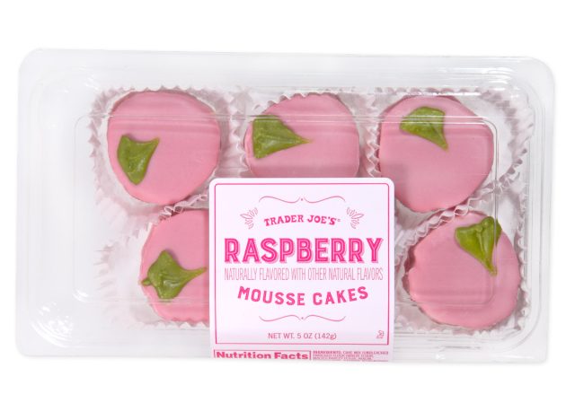 trader joe's raspberry mousse cakes