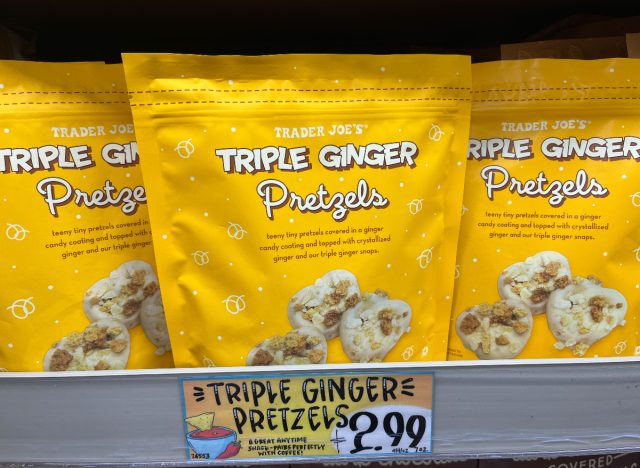 trader joe's triple ginger pretzels