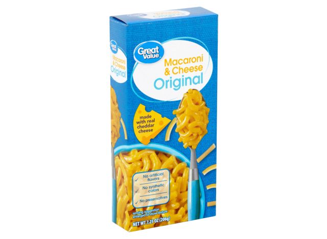 walmart's great value macaroni & cheese