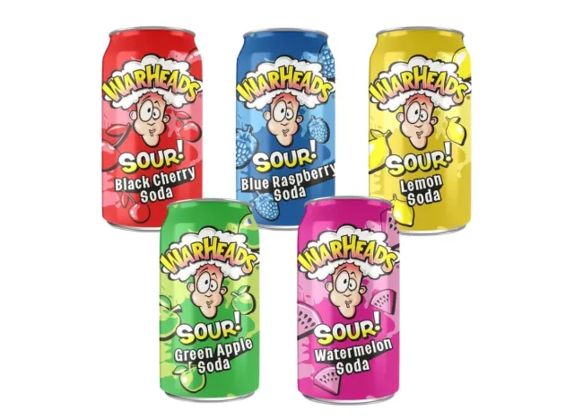 warheads sour sodas