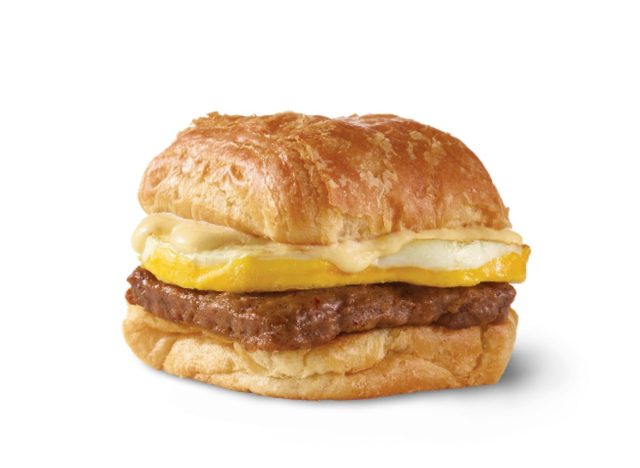 wendys croissanwich breakfast