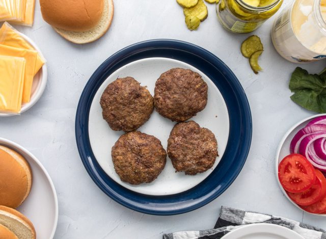 Air Fryer Bison Burgers