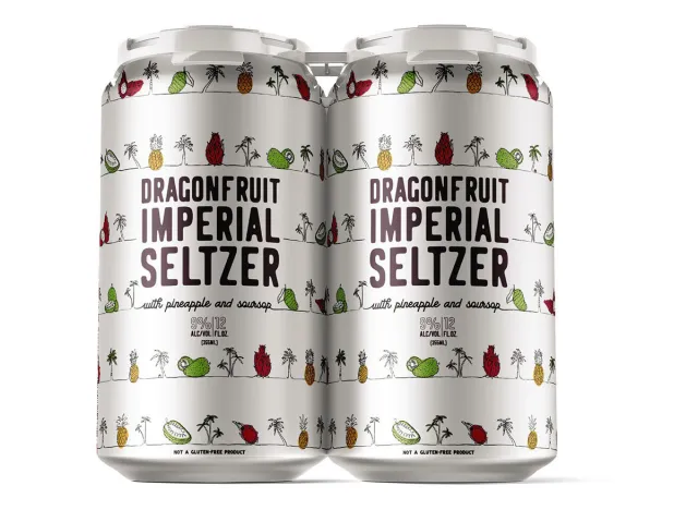 Aldi Dragonfruit Imperial Seltzer