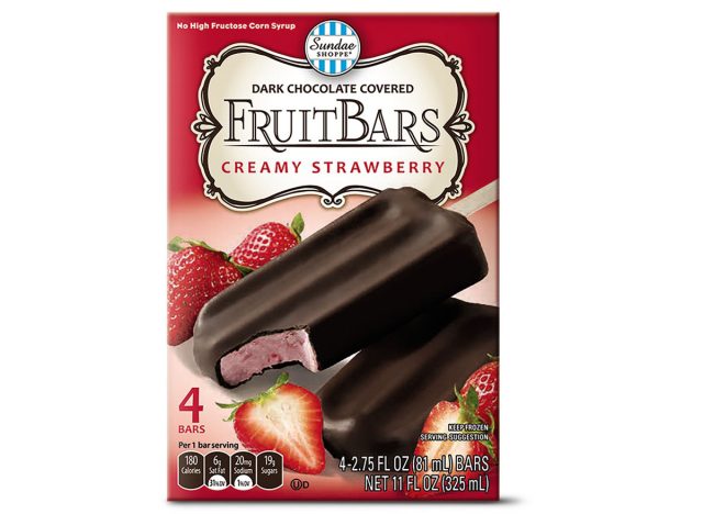 Aldi Chocolate Enrobed Fruit Bars Strawberry