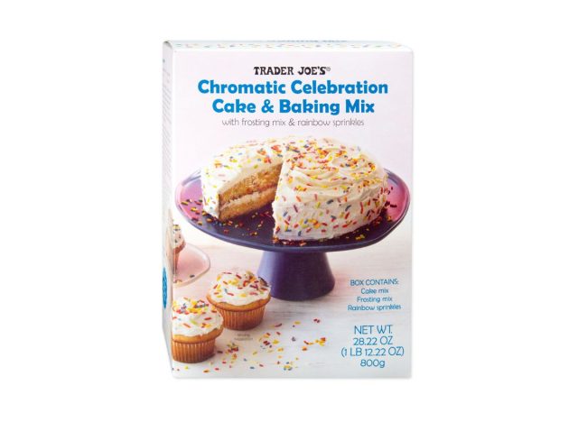 Trader Joe's Chromatic Celebration Cake and Baking Mix 