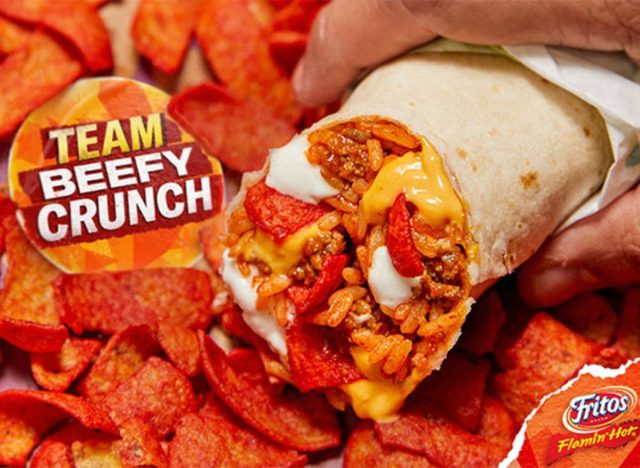 Taco Bell Beefy Crunch Burrito