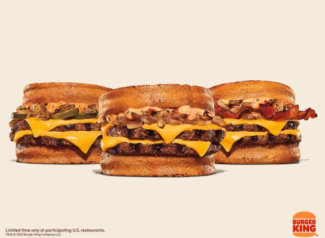 Burger King's Classic, Spicy, and Bacon Melts