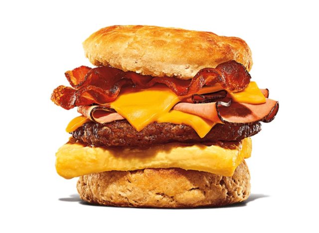 Burger king fully loaded biscuit
