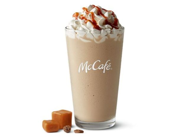 Caramel frappe McDonald's