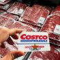 Costco Member Card, Meat Packaging as Background