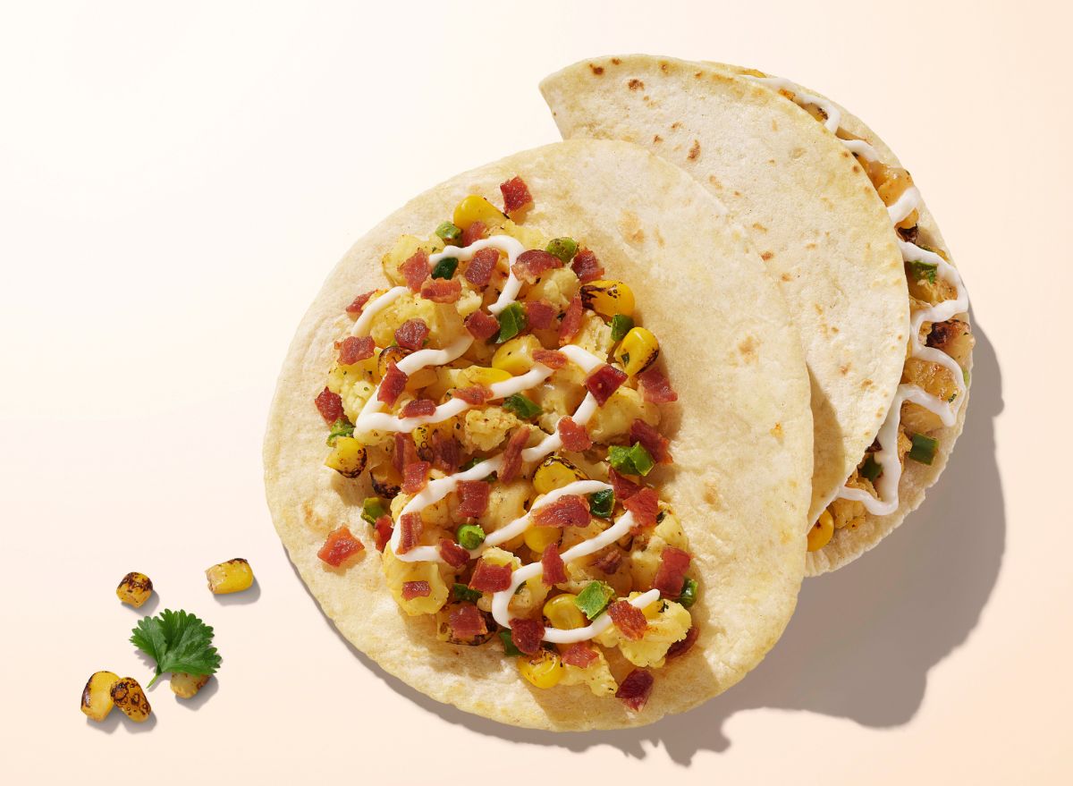 Dunkin' breakfast tacos