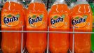 Fanta Orange bottles