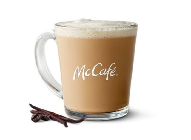 French vanilla latte McDonald's