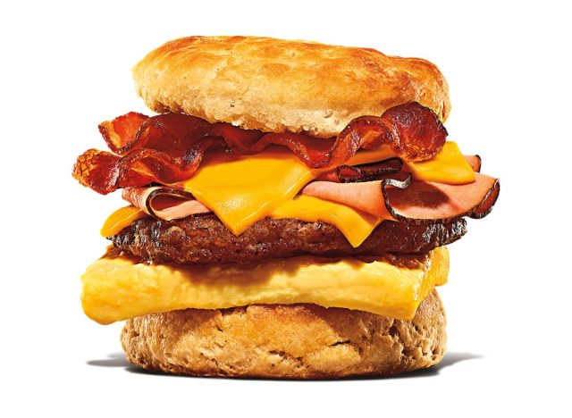 Fully Loaded Buttermilk Biscuit burger king