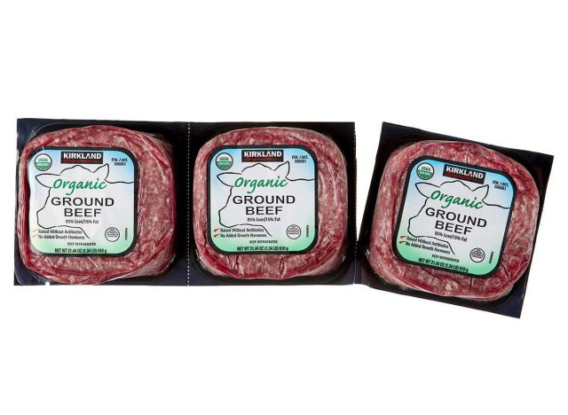 Kirkland organic ground beef