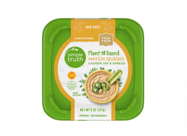 Kroger Simple Truth Plant Based Hatch Queso Cashew Dip