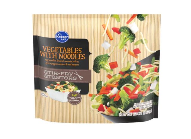 Kroger Stir Fry Starters Vegetables with Noodles