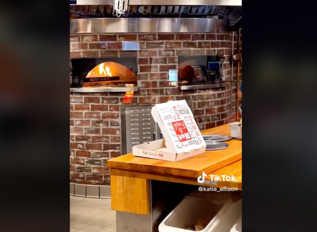 Pizza oven at the World's Largest Entertainment McDonald's