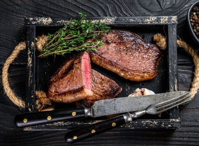 Picanha steak cut